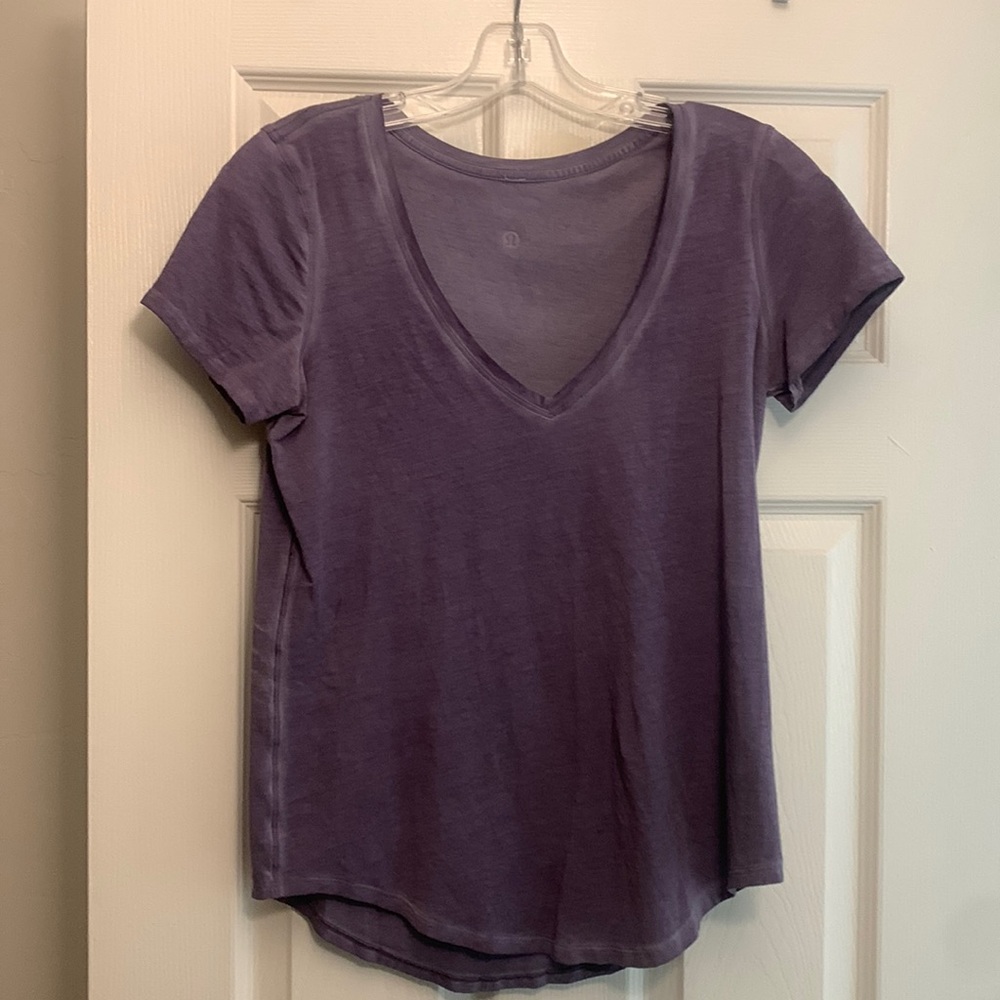 Purple lulu lemon shirt